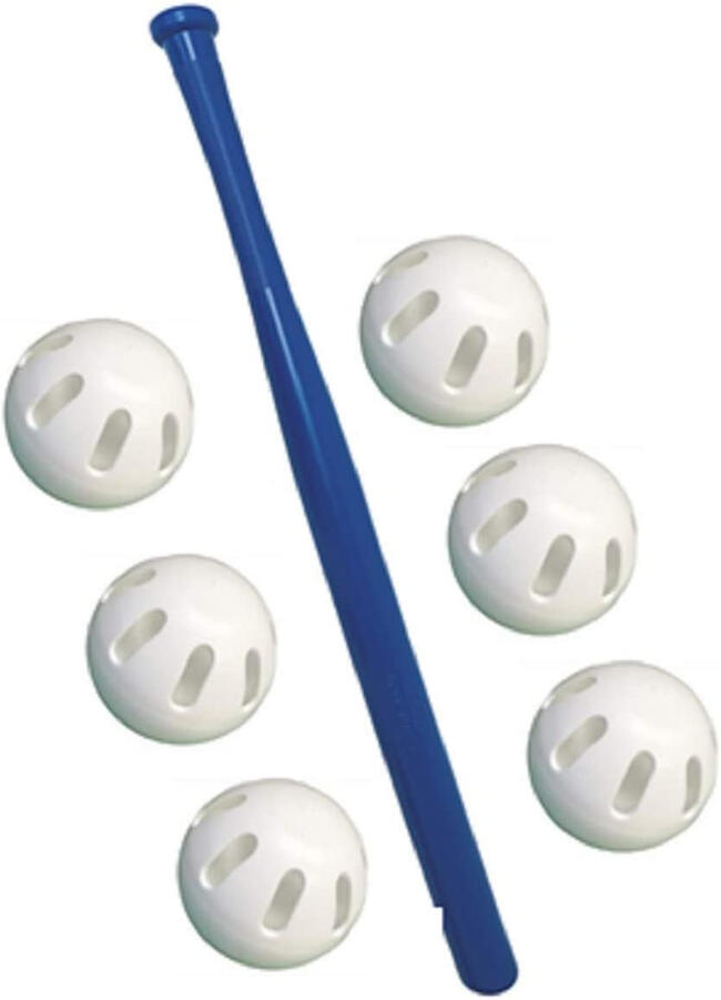 Limited Edition WIFFLE® Blue Bat & 6 White Ball Bundle